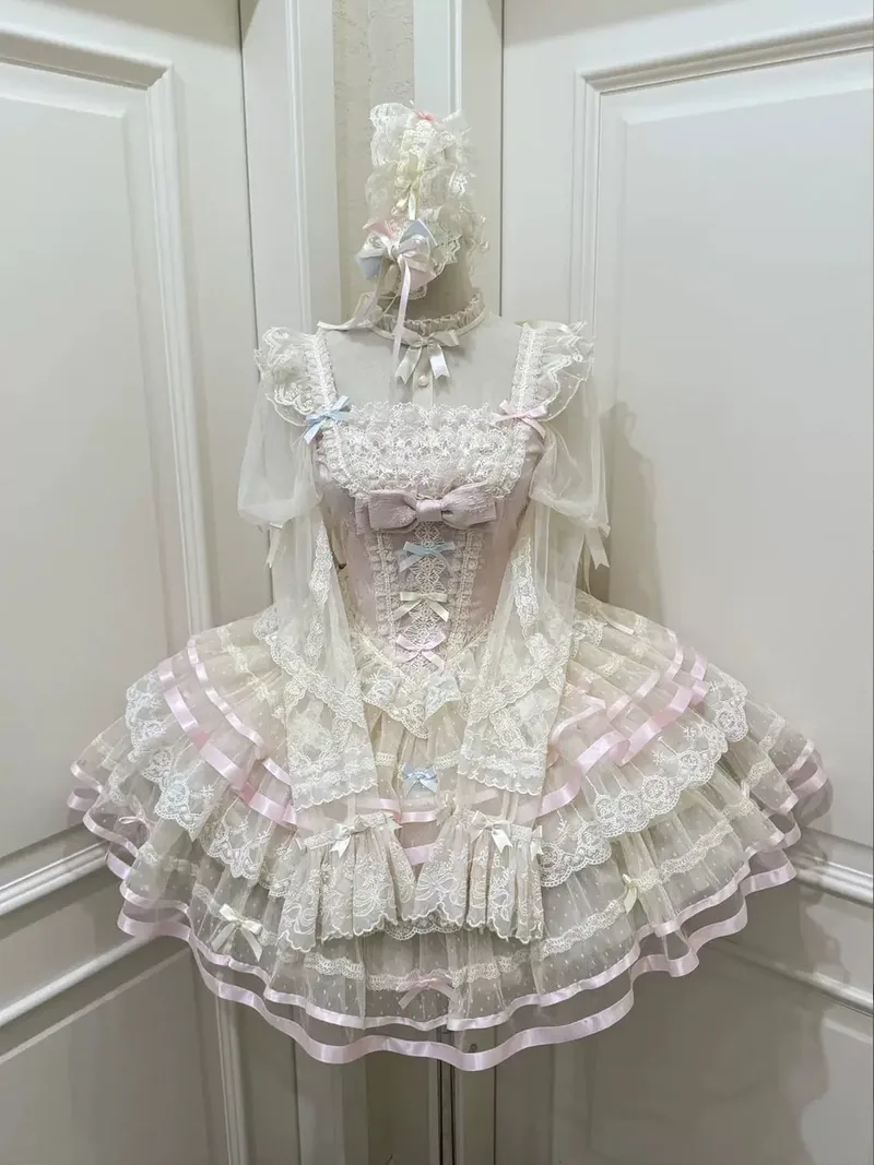 Lavender-and-ivory lace dress styled on a mannequin, inspiration for the coordinate
